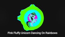 Pink Fluffy Unicorn Dancing On Rainbows | Alif Show