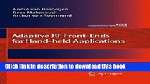 Read Adaptive RF Front-Ends for Hand-held Applications (Analog Circuits and Signal Processing)