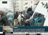 Chile: Se manifiestan en contra del sistema de pensiones