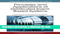 Read Principles and Applications of Distributed Event-Based Systems  Ebook Free