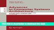 Read Advances in Computer Systems Architecture: 11th Asia-Pacific Conference, ACSAC 2006,