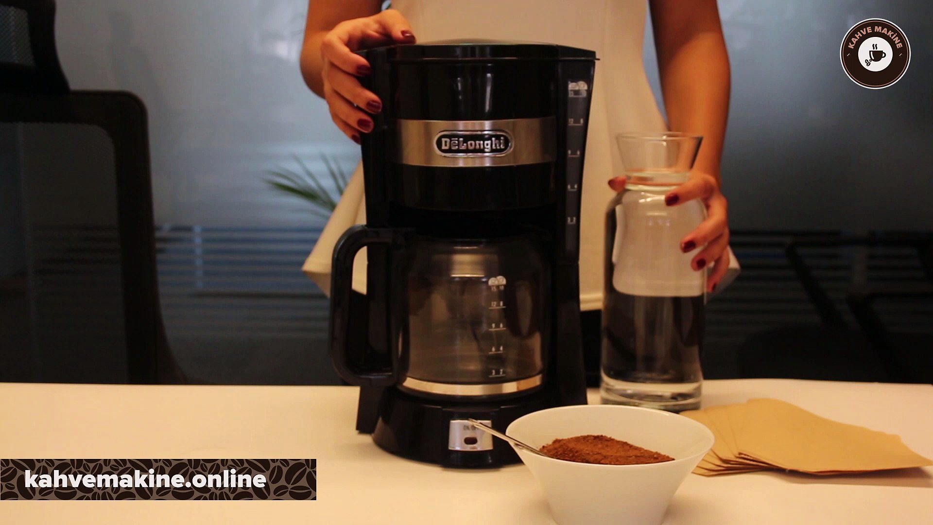 Kahve Makinesi, Delonghi Kahve Makinesi ile Filtre Kahve Nasıl Yapılır ? -  www.kahvemakinesi.online - Dailymotion Video