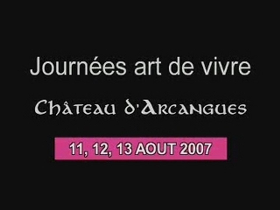 Journees Art de Vivre au Chateau d'Arcangues
