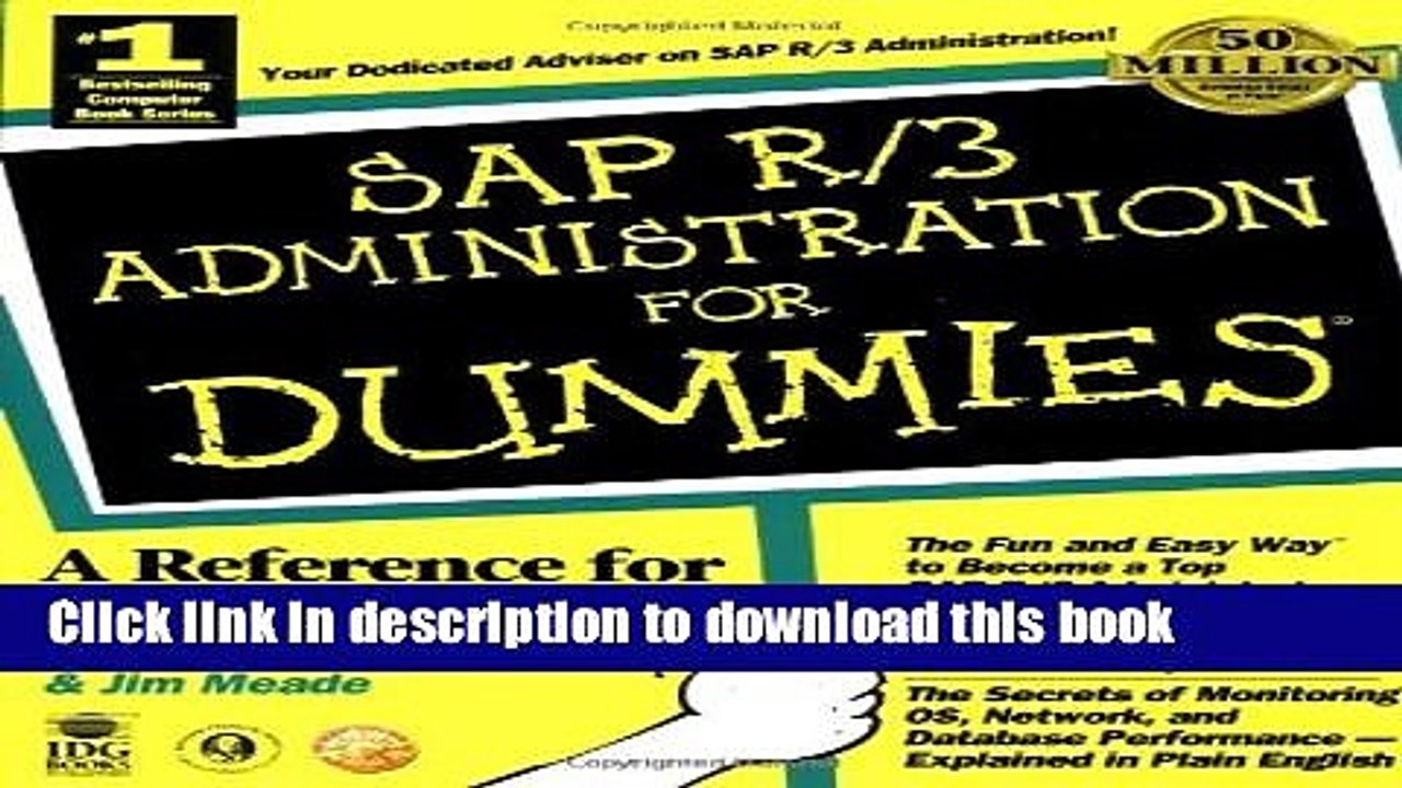 Download By Joey Hirao SAP R/3 Administration for Dummies (For Dummies (Computer/Tech)) (1st Frist