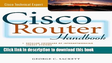 Read The Cisco Router Handbook  Ebook Online
