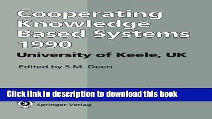 Read CKBS  90: Proceedings of the International Working Conference on Cooperating Knowledge Based
