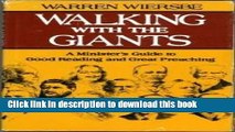 Download Book Walking with the Giants: A Minister s Guide to Good Reading and Great Preaching