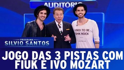 Jogo das 3 Pistas com Ivo Mozart e Fiuk