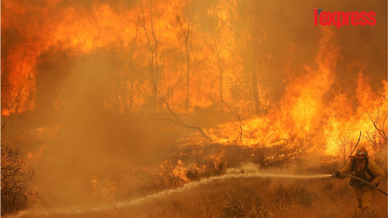 Un gigantesque incendie ravage le nord de Los Angeles