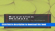 Read Books Bayesian Models: A Statistical Primer for Ecologists ebook textbooks