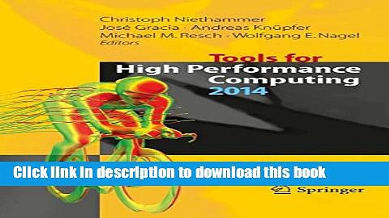 Read Tools for High Performance Computing 2014: Proceedings of the 8th International Workshop on