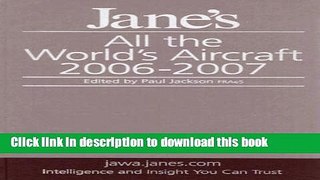 Read Jane s All the World s Aircraft 2006-2007 Ebook Free