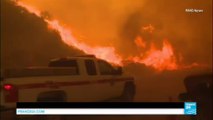 US: California wildfires triple in size, rages out of control and forces thousands to flee their homes