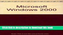 Read Course Guide: Microsoft Windows 2000Â¿Illustrated B Ebook Free