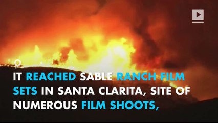 California Sand fire gained new power destroying famous film location
