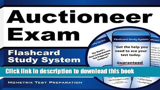 Read Auctioneer Exam Flashcard Study System: Auctioneer Test Practice Questions Review for the