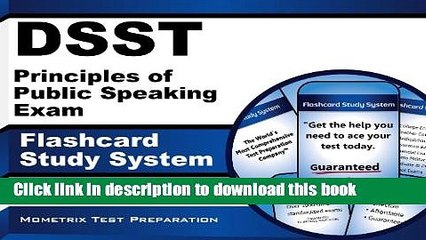 Read DSST Principles of Public Speaking Exam Flashcard Study System: DSST Test Practice