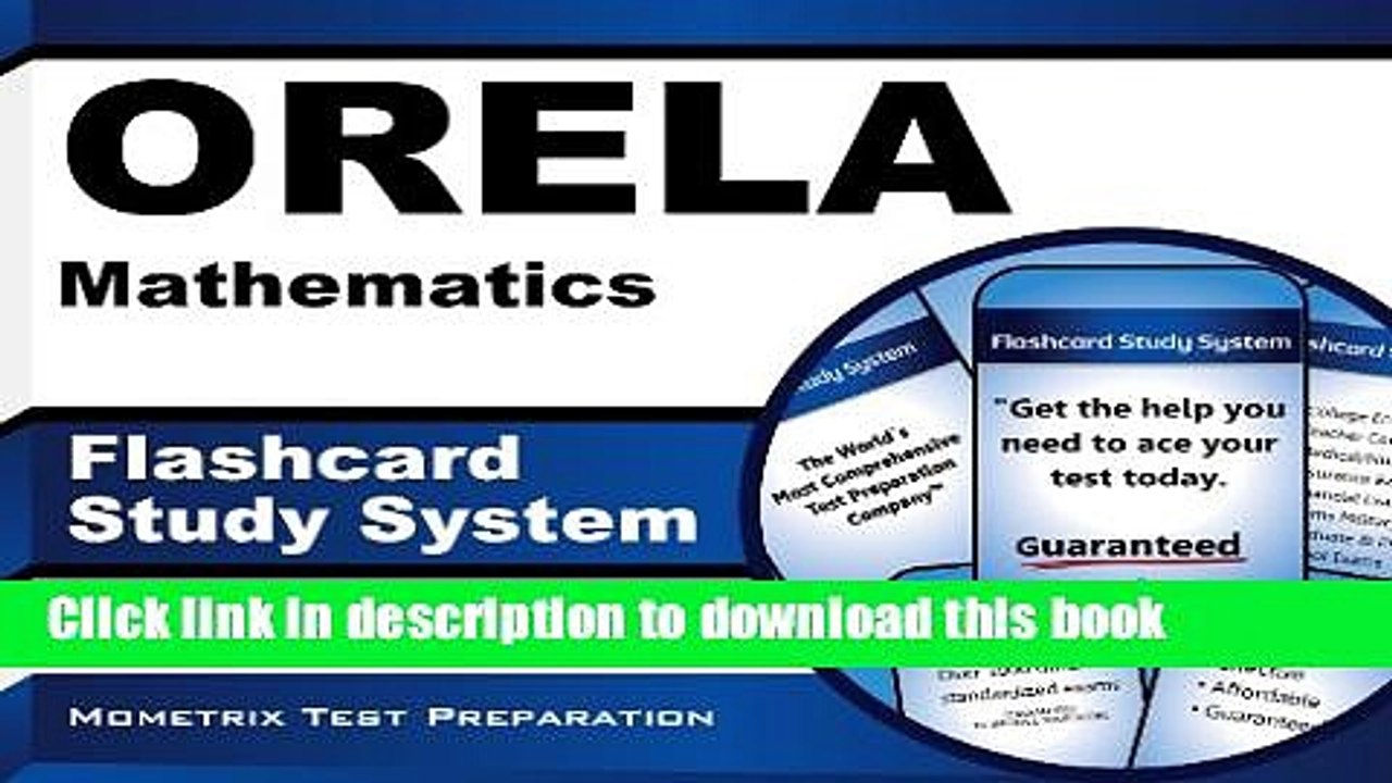 Read ORELA Mathematics Flashcard Study System: ORELA Test Practice Questions   Exam Review for the