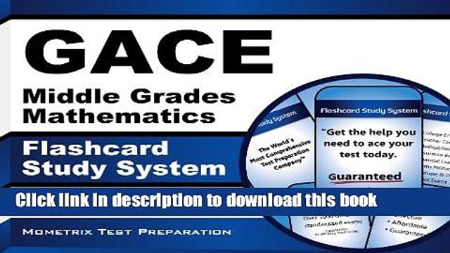 Read GACE Middle Grades Mathematics Flashcard Study System: GACE Test Practice Questions Exam