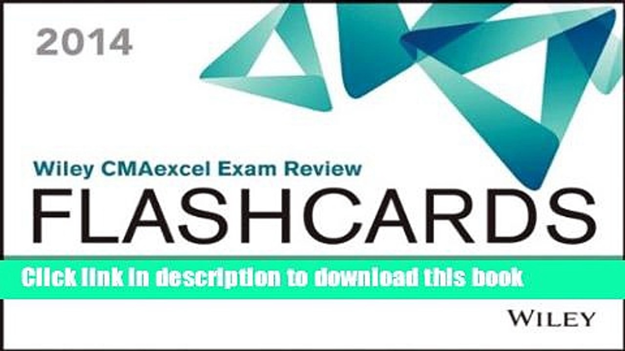 Read Wiley CMAexcel Exam Review 2014 Flashcards: Part 2, Financial Decision Making  Ebook Free