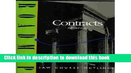 [PDF]  Contracts: Aspen Roadmap Law Course Outline  [Download] Full Ebook