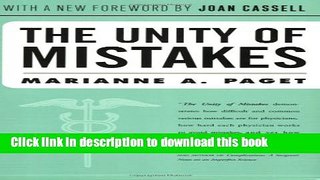 Read Unity Of Mistakes: A Phenomenological Interpretation Ebook Free