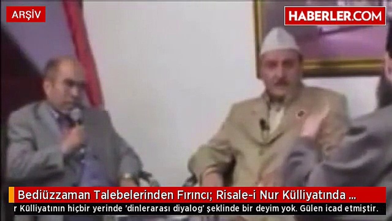Bediüzzaman Talebelerinden Fırıncı: Risale-i Nur Külliyatında 'Dinlerarası Diyalog' Yok