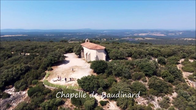 VIDÉO AU DRONE DE LA CHAPELLE DE BAUDINARD ET DU LAC DE ST CROIX DU VERDON