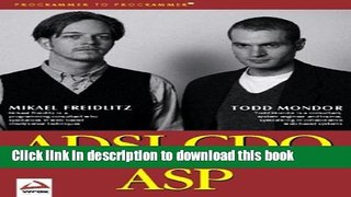 Read ADSI CDO Programming with ASP Ebook Free
