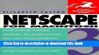 Read Netscape 3 for Macintosh: Visual QuickStart Guide Ebook Free