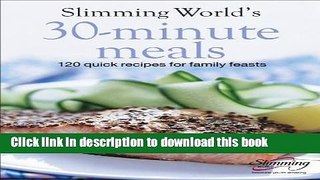 Read Books Slimming World 30-Minute Meals PDF Free