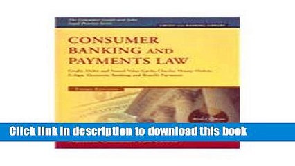 [PDF]  Consumer Banking And Payments Law: Credit, Debit,   Stored Value Cards: Checks, Money