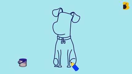 How to draw Max in The secret life of Pets