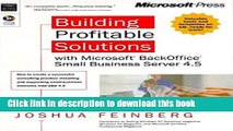 Download Building Profitable Solutions: With Microsoft BackOffice Small Business Server 4.5 PDF Free