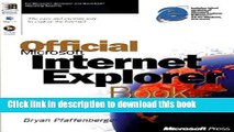 Read Official Microsoft Internet Explorer Book Ebook Free