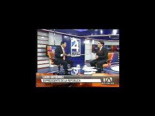 (Viernes 22 de julio) Entrevista a Lucio Gutiérrez sobre el apoyo que ha recibido su partido para las próximas eleccione