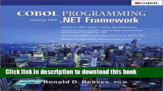 Download COBOL Programming Using the .NET Framework PDF Free