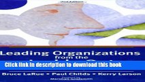 Read Leading Organizations from the Inside Out : Unleashing the Collaborative Genius of