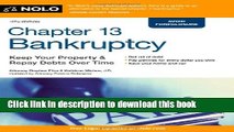 [PDF]  Chapter 13 Bankruptcy: Keep Your Property   Repay Debts Over Time  [Read] Online