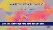 Download Medical Law: Text, Cases, and Materials PDF Free