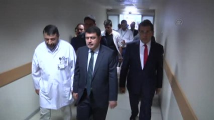 Vali Şahin Yaralıları Ziyaret Etti