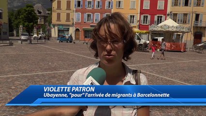 D!CI TV: arrivée des migrants en Ubaye, beaucoup sont pour
