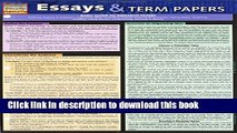 Read Book Essays   Term Papers (Quick Study Academic) E-Book Free