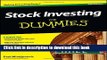 Read Stock Investing For Dummies  PDF Free