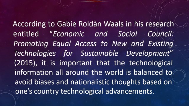 EASE Technology Solutions: Technological Advancements and its Inequality Across the Globe