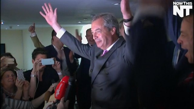 Nigel Farage Uses Poor Choice of Words When Celebrating Brexit Victory