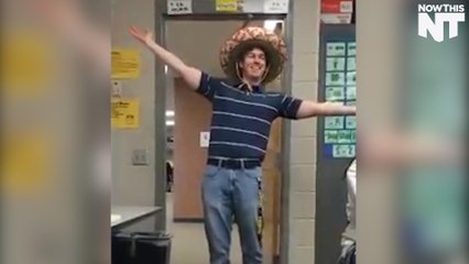 Spanish Teacher's Daily Greeting Going Viral