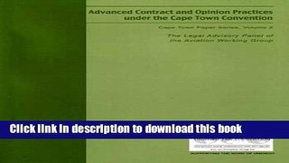 [PDF]  Advanced Contract and Opinion Practices under the Cape Town Convention: Cape Town Paper