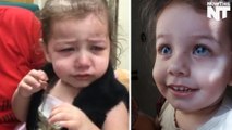 Blind Girl Sees Mom For First Time