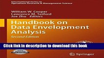 Read Handbook on Data Envelopment Analysis (International Series in Operations Research